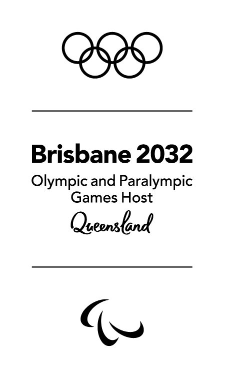 Provisional logo of the Brisbane 2032 Olympic and Paralympic Games